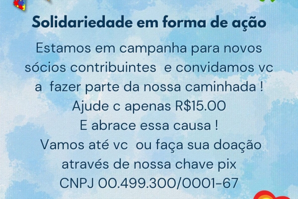 Campanha novos Sócios