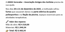 CAMPANHA SOLID&Aacute;RIA- REPAROS DA FIA&Ccedil;&Atilde;O EL&Eacute;TRICA DA AMAS